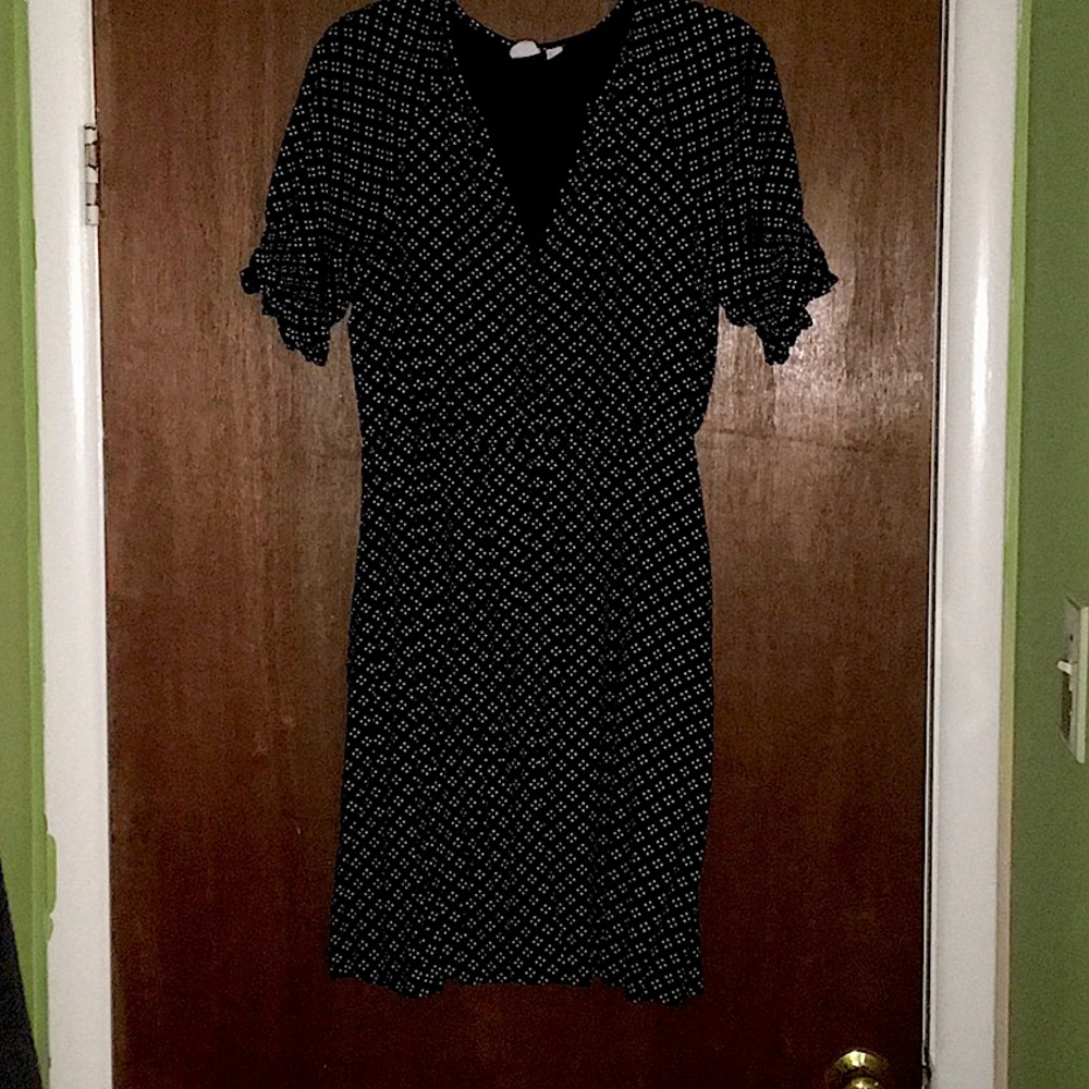Gap Lightweight b/w print Summer Dress sz MED